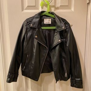 Zara faux leather jacket size 9